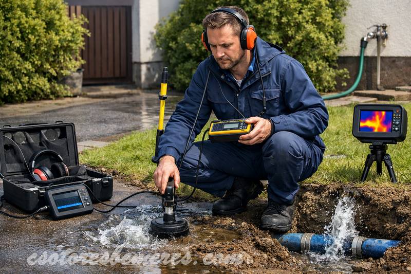 Műszeres csőtörés bemérés