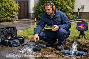 Műszeres csőtörés bemérés